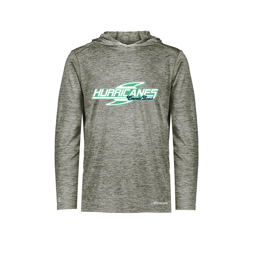 [FOLHCGGY-AS-LOGO1] Decker Men's Charge Hoodie (Adult S, Gray, Logo 1)