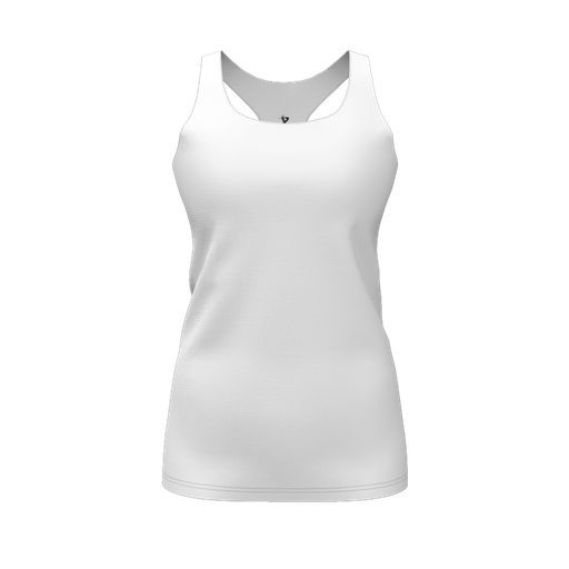 [DFW-RCBK-PER-WHT-FYS] Racerback Tank Top (Female Youth S, White, None)