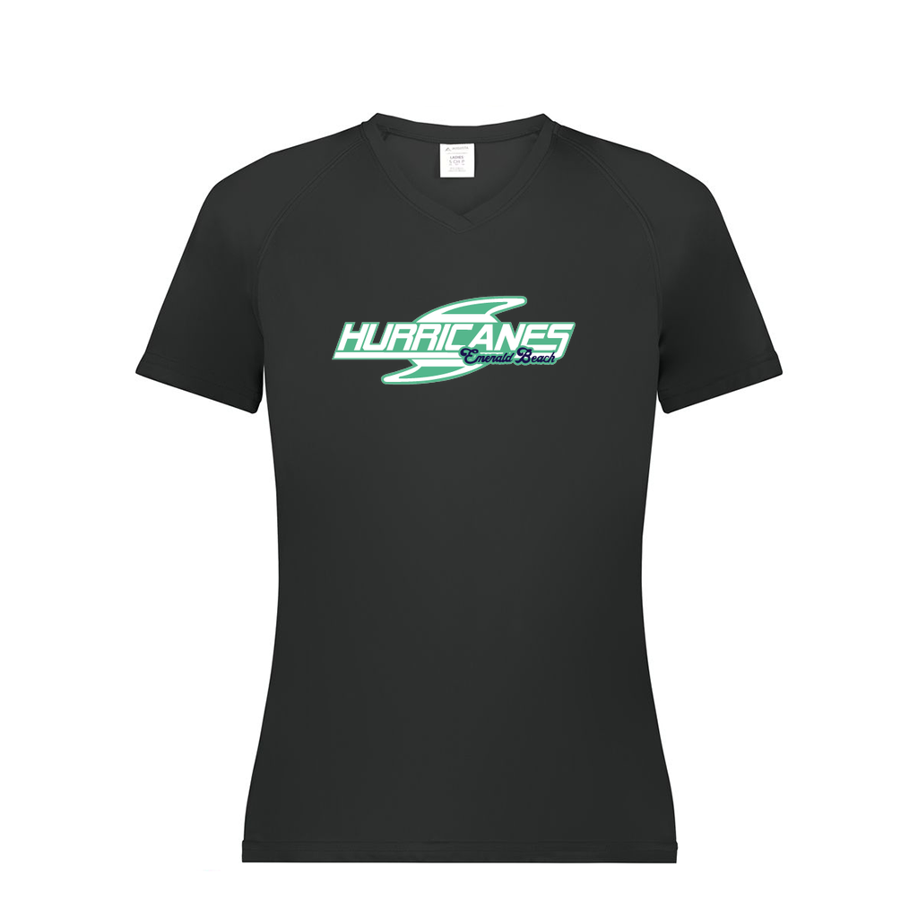 Ladies Smooth Sport V-Neck T-Shirt