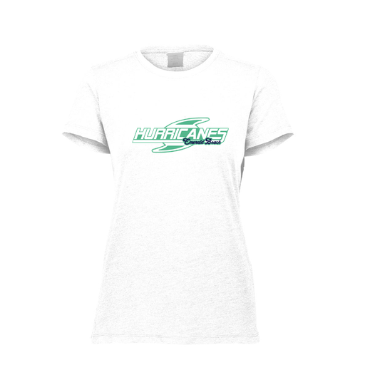 [FTSCUBWH-FAXS-LOGO1] Decker Women's Tri-Blend T-Shirt - Short Sleeve (Female Adult XS, White, Logo 1)