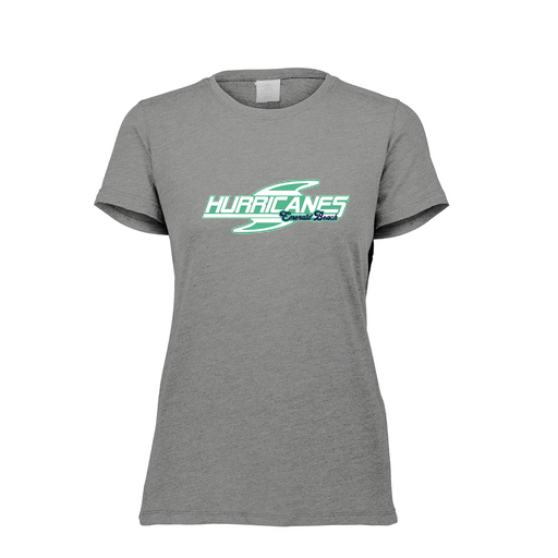 [FTSCUBGY-FAXS-LOGO1] Decker Women's Tri-Blend T-Shirt - Short Sleeve (Female Adult XS, Gray, Logo 1)
