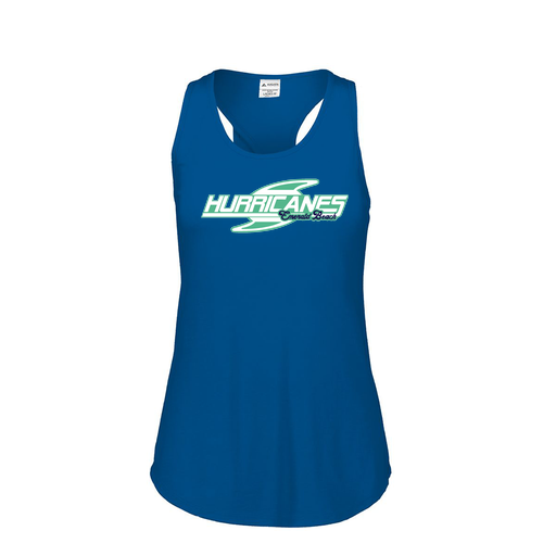[3078.U55.S-LOGO1] Ladies Tri Blend Tank Top (Female Adult S, Royal, Logo 1)