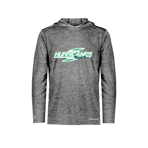 [FOLHCGBK-YS-LOGO1] Decker Youth Charge Hoodie (Youth S, Black, Logo 1)