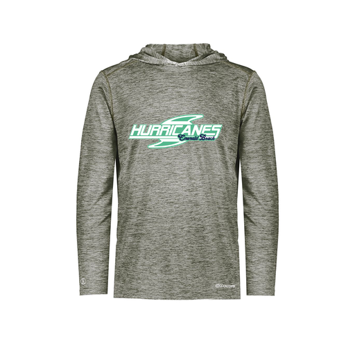 [FOLHCGGY-YS-LOGO1] Decker Youth Charge Hoodie (Youth S, Gray, Logo 1)