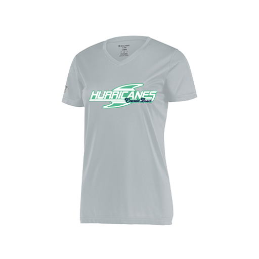 [222820.099.S-LOGO1] Ladies Movement Dri Fit Shirt (Female Adult S, Silver, Logo 1)